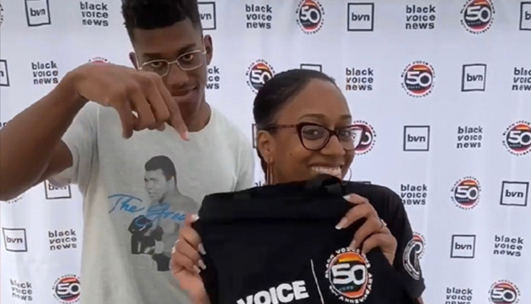 Black Voice News community event participants